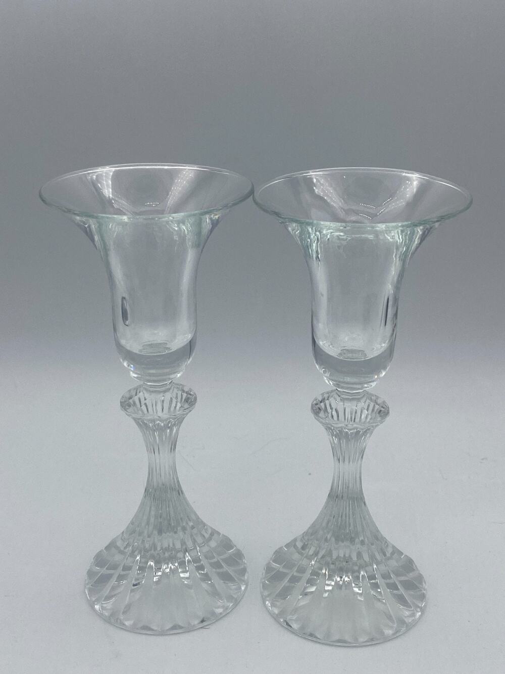 Vintage Mikasa "The Ritz" Crystal Candle Holders